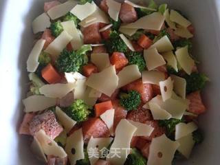 挪威家常菜————三文鱼焗意面的做法步骤:8