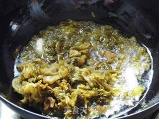 青花椒酸菜鱼的做法步骤:5