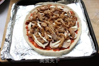快乐DIY——鸡肉披萨的做法步骤:12