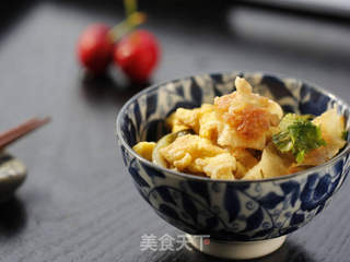 鸡蛋炒饼的做法步骤:9
