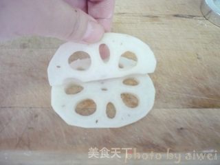 泰汁藕盒的做法步骤:3