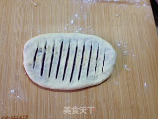 紫薯花卷面包的做法步骤:6