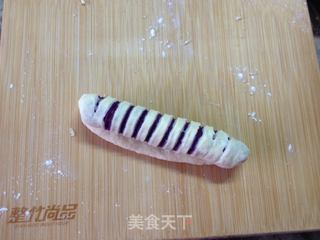 紫薯花卷面包的做法步骤:7