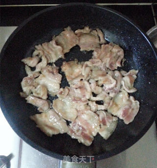香芹小炒五花肉的做法步骤:7