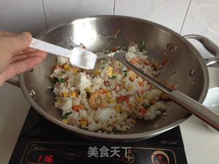 虾仁培根焗饭的做法步骤:6