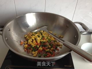 虾仁培根焗饭的做法步骤:4