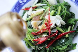 野菜营养好——炝拌灰灰菜的做法步骤:10