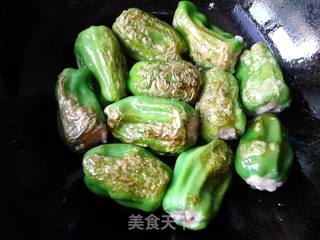 青椒酿肉的做法步骤：11