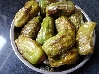 青椒酿肉的做法步骤:12