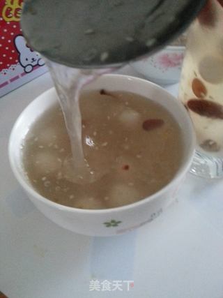 糯米小丸子晶莹羹的做法步骤:10
