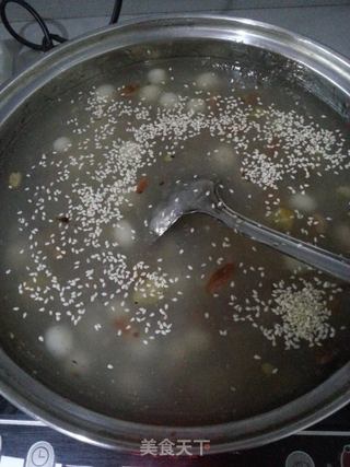 糯米小丸子晶莹羹的做法步骤:8