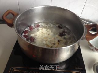 山药百合银耳羹的做法步骤:6