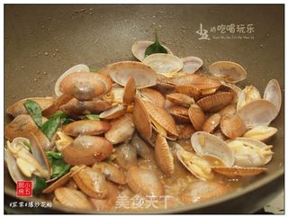 爆炒花蛤的做法步骤:11