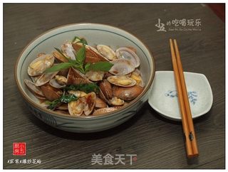 爆炒花蛤的做法步骤:12