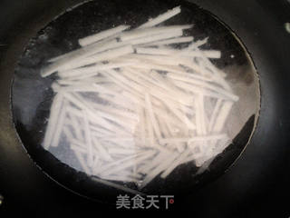 双椒山药的做法步骤:4