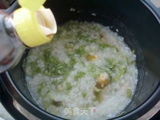 变蛋生菜粥的做法步骤:9