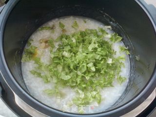 变蛋生菜粥的做法步骤:8