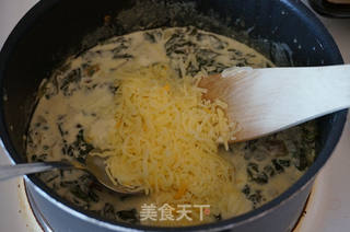 美式乳酪菠菜盅的做法步骤:4