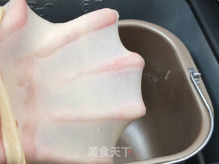 抹茶双色吐司的做法步骤:7