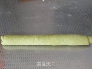 抹茶双色吐司的做法步骤:12