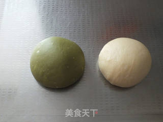 抹茶双色吐司的做法步骤:8