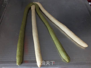 抹茶双色吐司的做法步骤:14