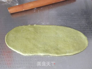 抹茶双色吐司的做法步骤:10