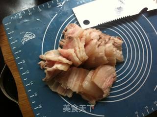 回锅肉的做法步骤:3