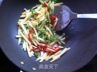 炒洋芋的做法步骤:8