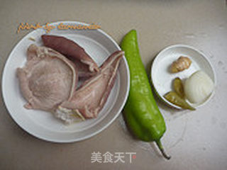 青椒肚条的做法步骤:5