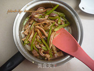 青椒肚条的做法步骤:11