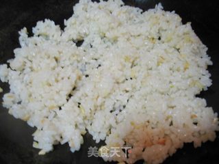 蒜香蛋炒饭的做法步骤:5