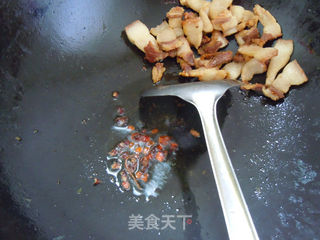 排毒减肥好食物---肉渣炒黑木耳的做法步骤:4
