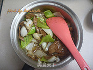 青椒肝片的做法步骤:9