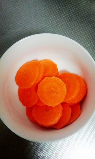 胡萝卜青豆紫薯泥的做法步骤:3