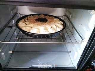 向日葵馅饼面包的做法步骤:15