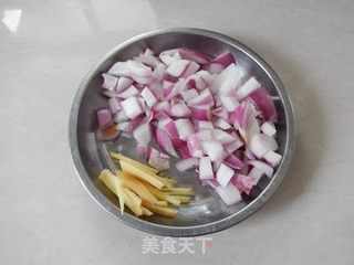 胡萝卜牛肉焖饭的做法步骤:5