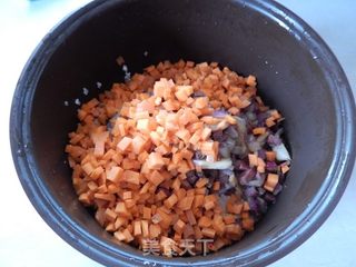 胡萝卜牛肉焖饭的做法步骤:10
