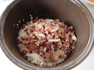 胡萝卜牛肉焖饭的做法步骤:9