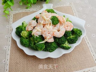 虾仁西兰花沙拉的做法步骤:10