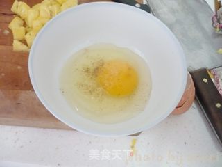 菠萝炒饭的做法步骤：5