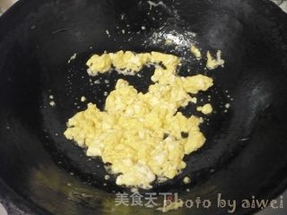 菠萝炒饭的做法步骤:6