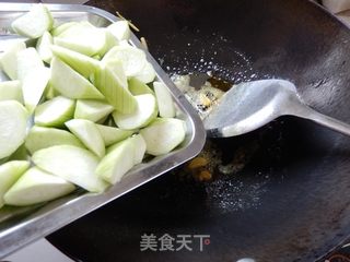 虾仁炒丝瓜的做法步骤:7