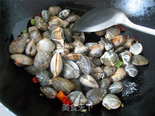 辣炒花蛤的做法步骤:5