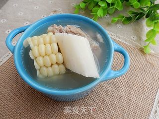 山药玉米骨汤的做法步骤:8