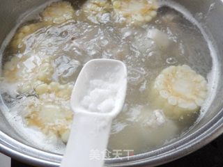 山药玉米骨汤的做法步骤:7