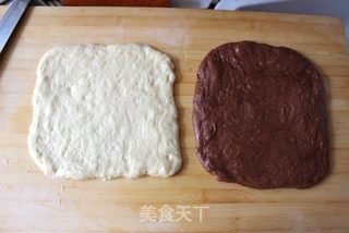 【发评论,赢海尔智能烤箱试用报告】可可双色吐司的做法步骤:6