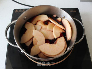 红酒苹果的做法步骤:4