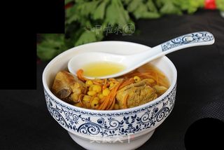 这种鲜香你尝试过么——虫草菇排骨汤的做法步骤:10