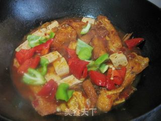 川味豆腐烧鱼的做法步骤:9